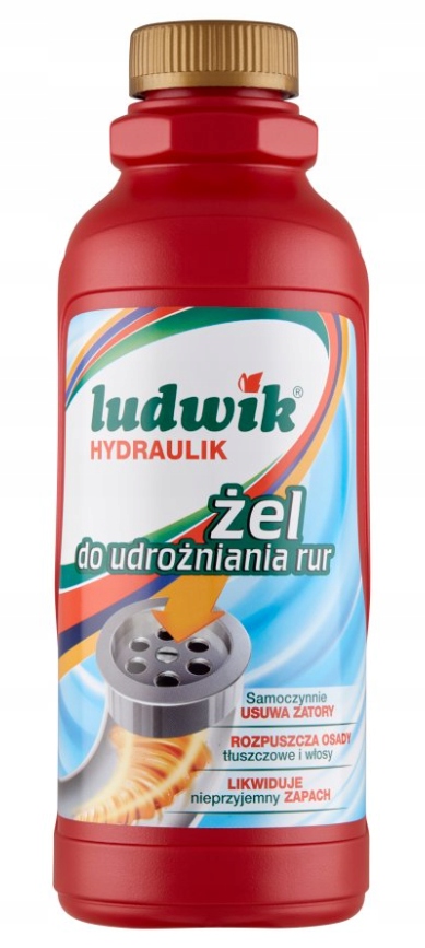 

Żel do udrożniania rur i syfonów Ludwik 500g