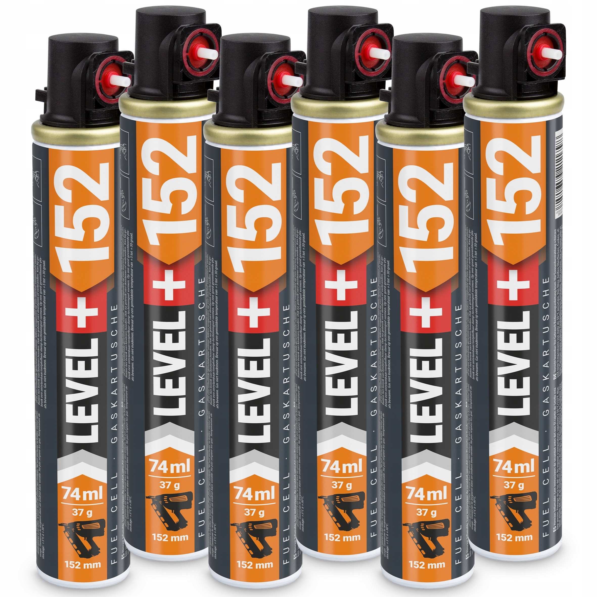 Plyn do hřebíkovaček 6 ks 152 mm 74 ml 40 g L+152