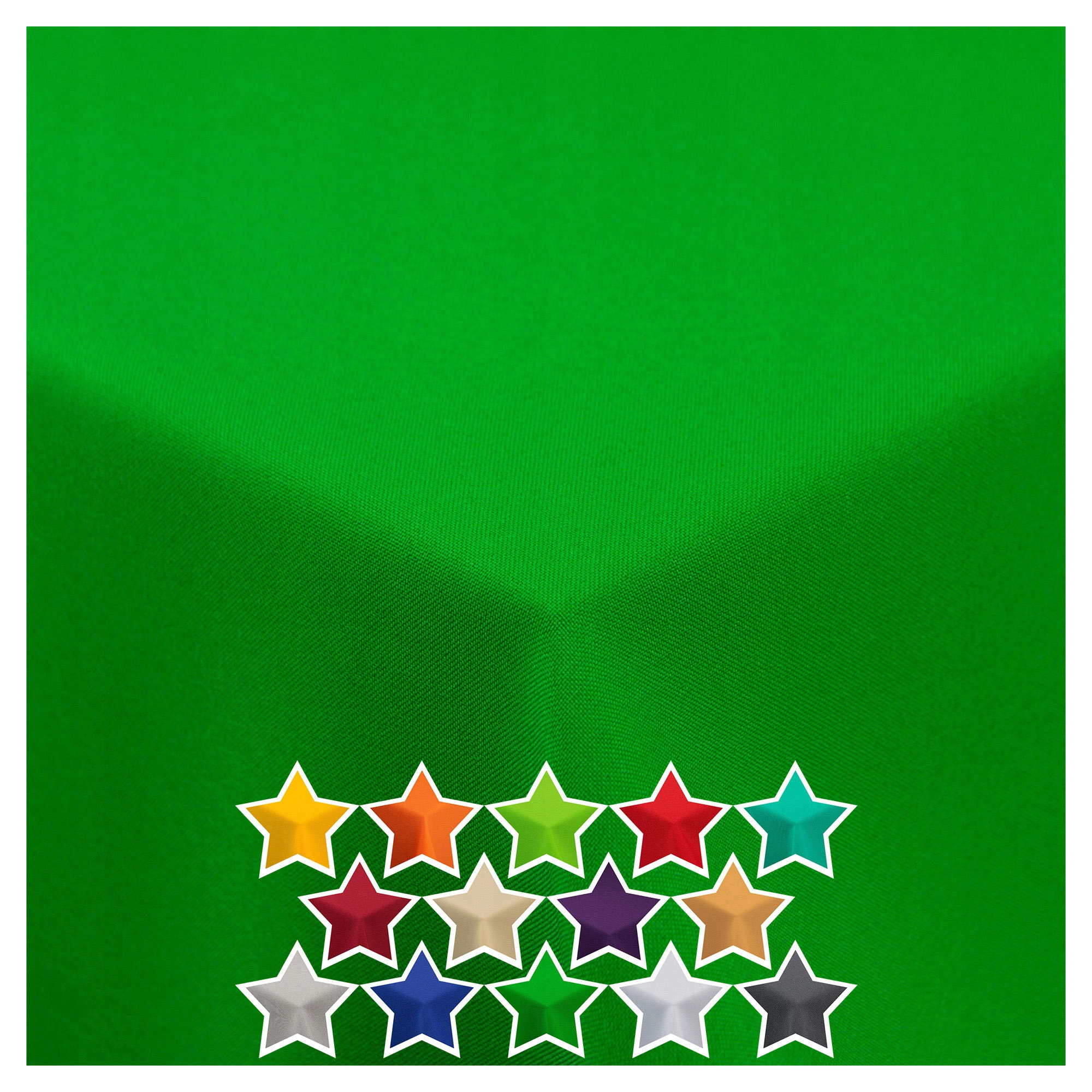 ELEGANCKI GŁADKI PROSTOKĄTNY OBRUS ZIELONY 140X220