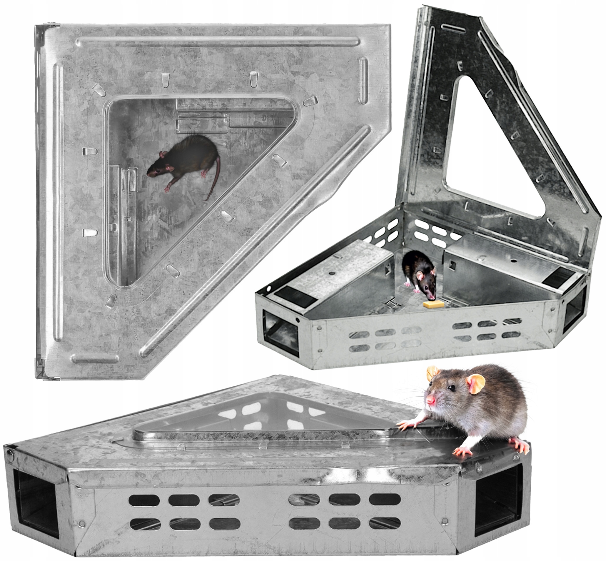 MYSZOŁAPKA ŻYWOŁAPKA PUŁAPKA NA MYSZY CHWYTACZ ODS2 BEZPIECZNA I WYTRZYMAŁA