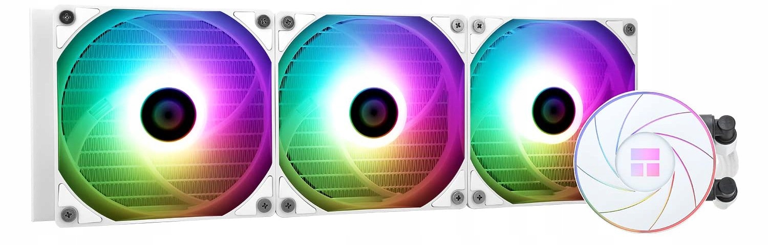 Thermalright Aqua Elite 360 White Argb, 3 wentylatory Pwm 120 mm Amd, Intel