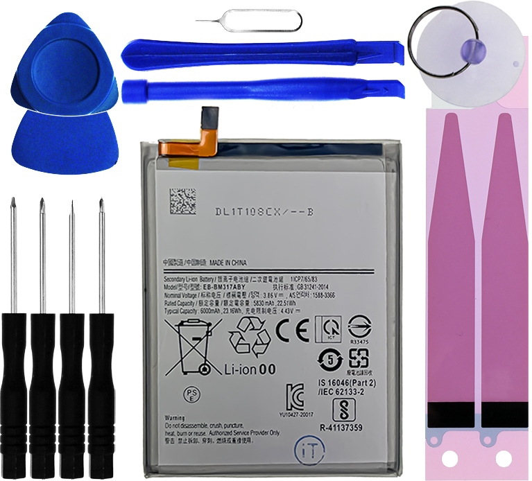 Nová batéria 6000 mAh pre Samsung Galaxy M31s SM-M317F, SM-M317F/DS