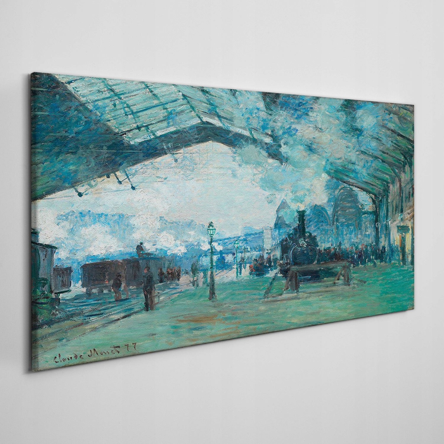

Obraz na płótnie do salonu Przyjazd pociągu 120x60