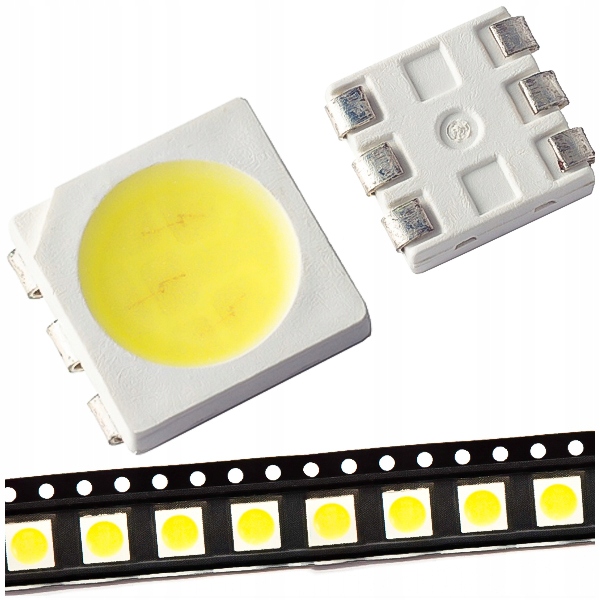 

Diody Led Smd 5050 0.2W Białe I Kolorowe 50 Sztuk