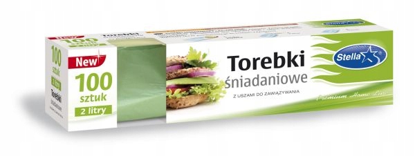 

Torebki Śniadaniowe 2L 100SZT. Box Stella
