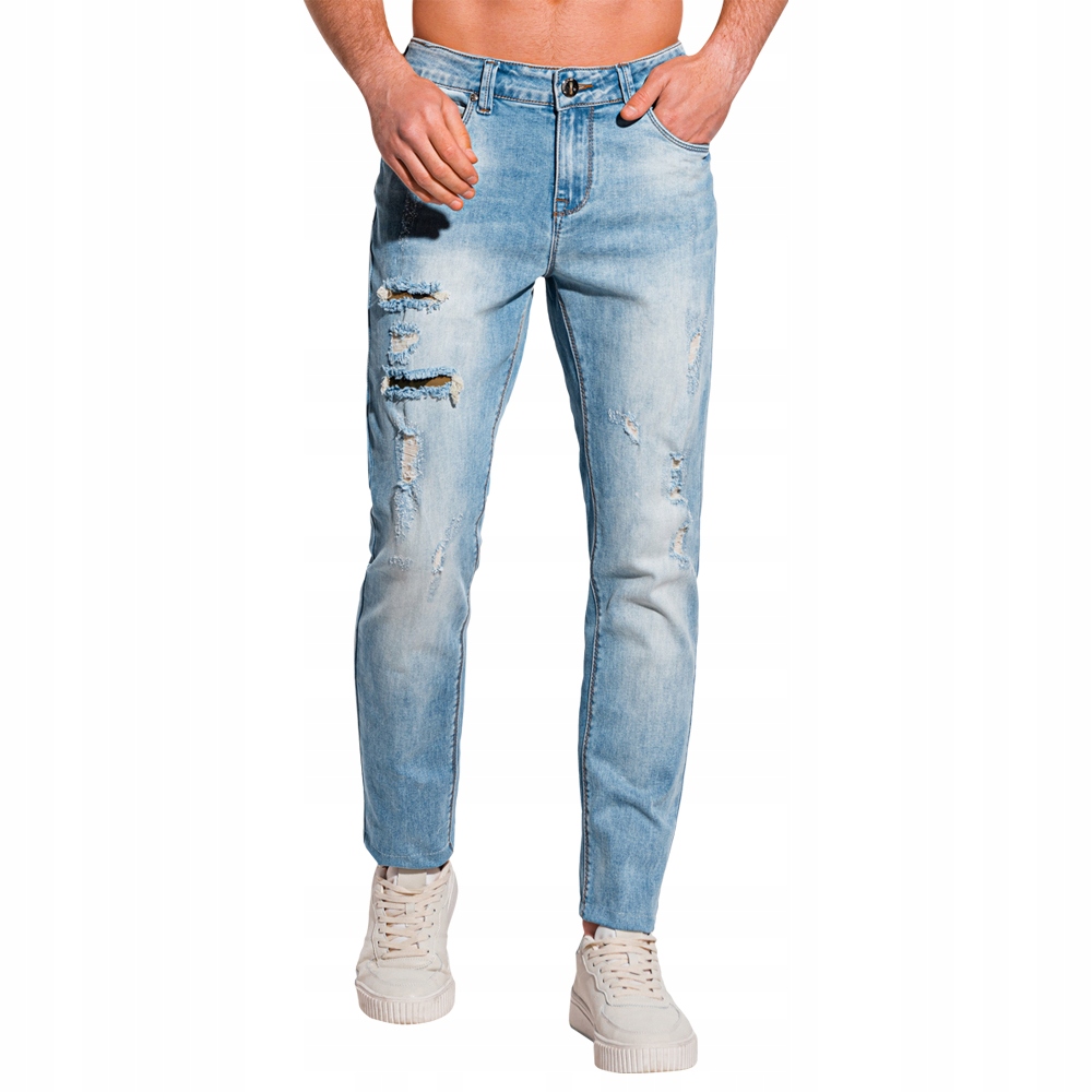 

Spodnie męskie jeansowe 1098P niebieskie 34