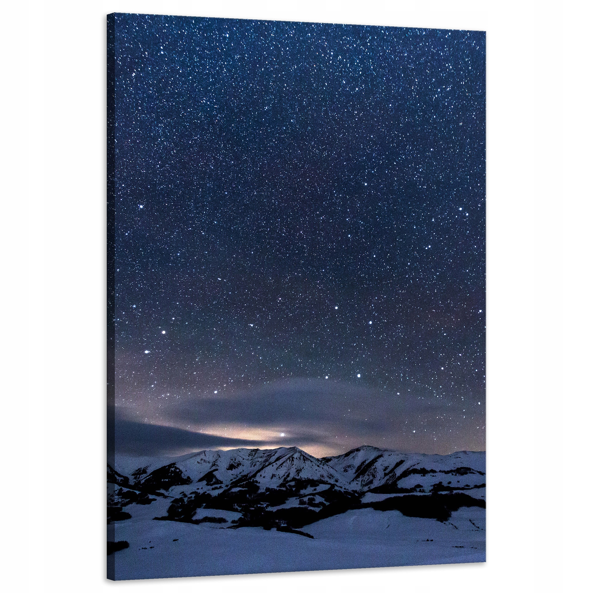 Obraz na plátně Vesmír Příroda Hory ve Sněhu Příroda Astronomie 60x90