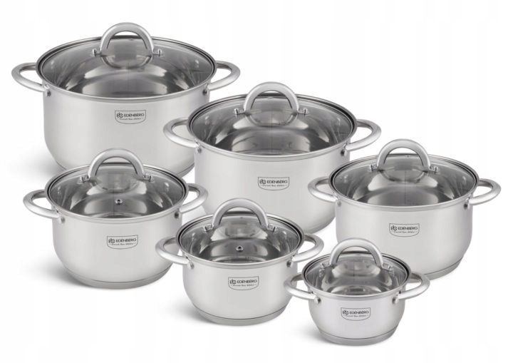 Komplet garnkow ze stali nierdzewnej garnuszek