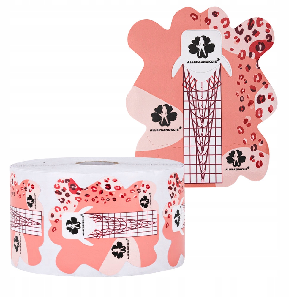 SZABLONY FORMY DO ŻELU AKRYLOŻELU PAZNOKCI PRZEDŁUŻANIA 500