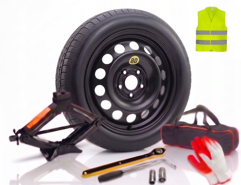 Dojazdové Koleso 125/70R16 Mazda 3 IV 2019 – V Súčasnosti Originálny Set S Vestou