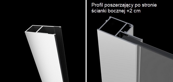 Drzwi prysznicowe RADAWAY Eos DWS 100x197 LEWE Linia Eos DWS