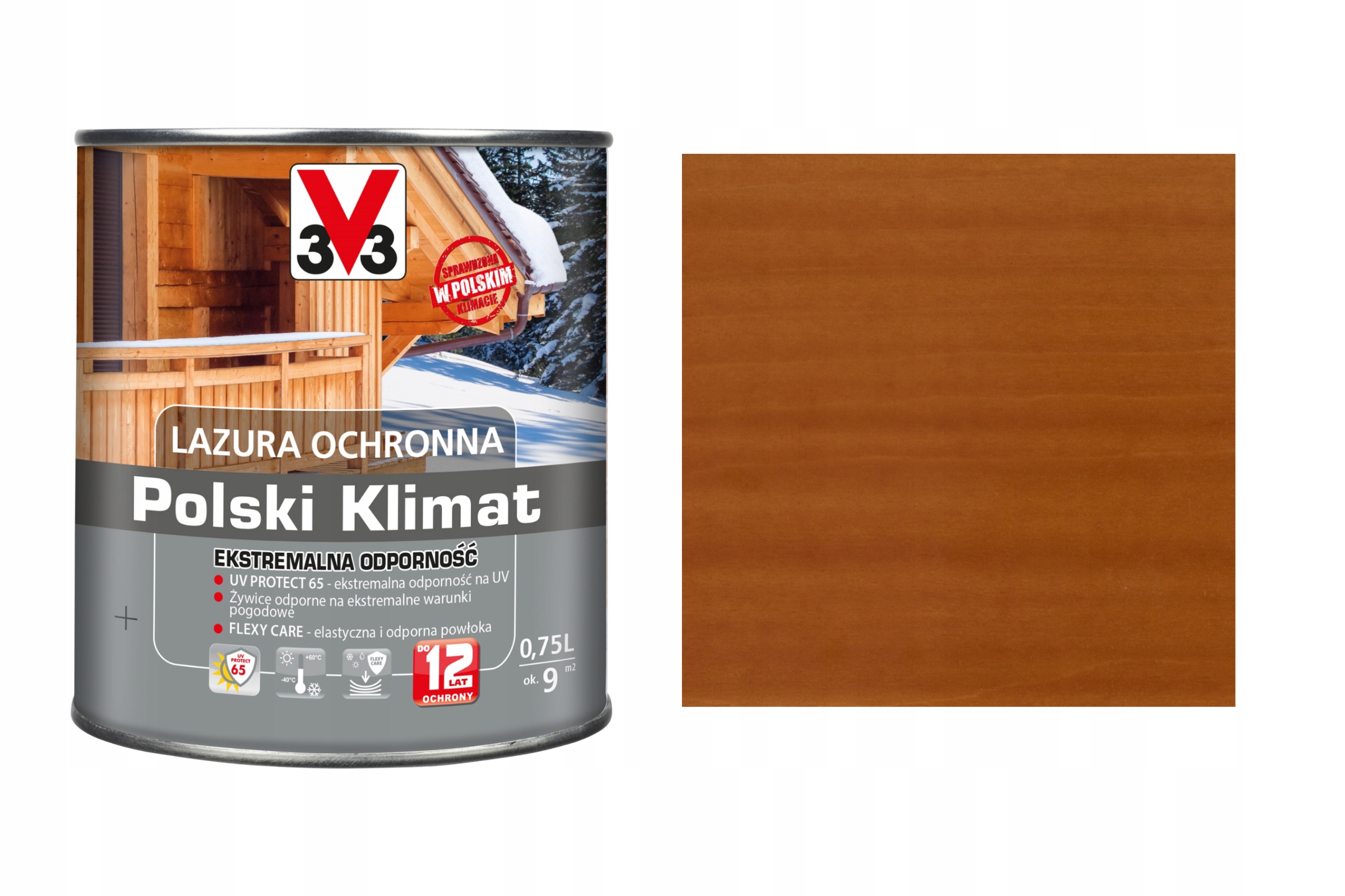 

Lazura V33 Polski Klimat 12 lat Dąb Złocisty 0,75L