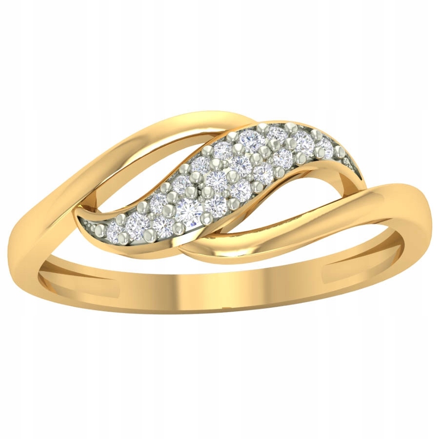 Zlatý Prstýnek Pr. 585 Se Zirkonem