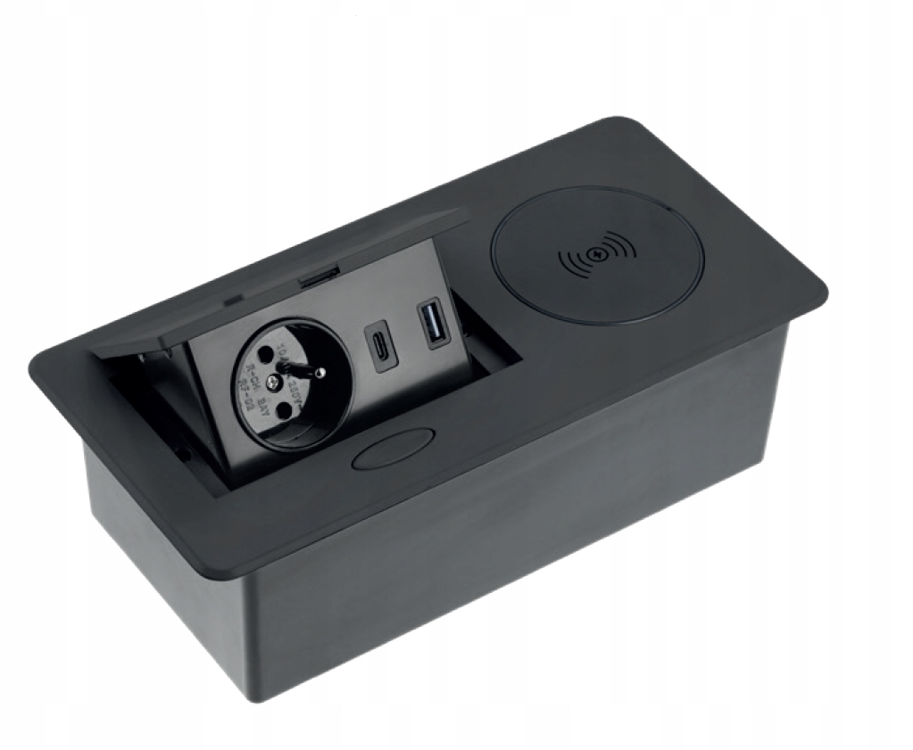 Gtv Zásuvka Na Dosku Avaro Plus Indukcia Čierna