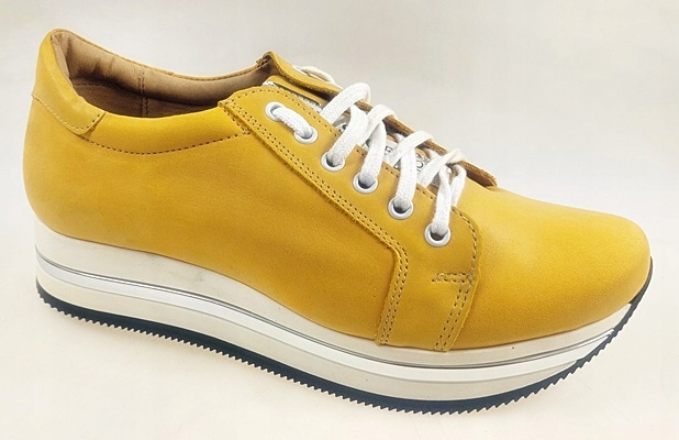 Olivia Shoes 8145 polobotka žlutá vel 40