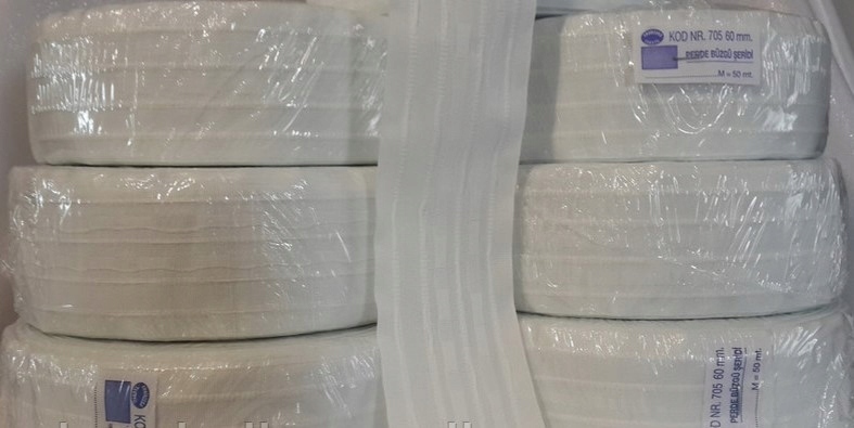 TAŚMA MARSZCZĄCA 6 CM BAWEŁNA SMOK 50 METRÓW ROLKA Marka inna