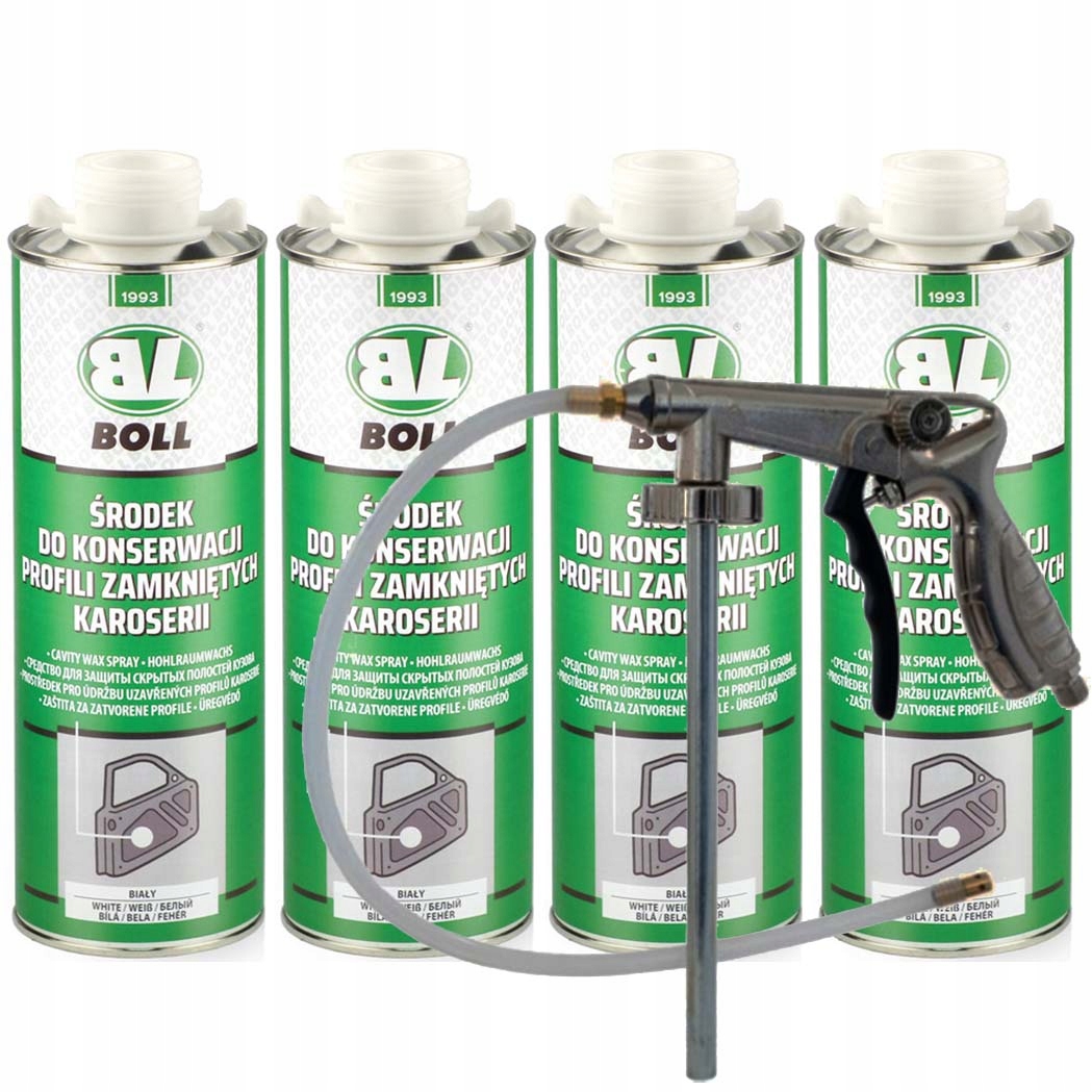 BOLL KONSERWACJA PROFILI ZAMKNIĘTYCH 4x1L PISTOLET
