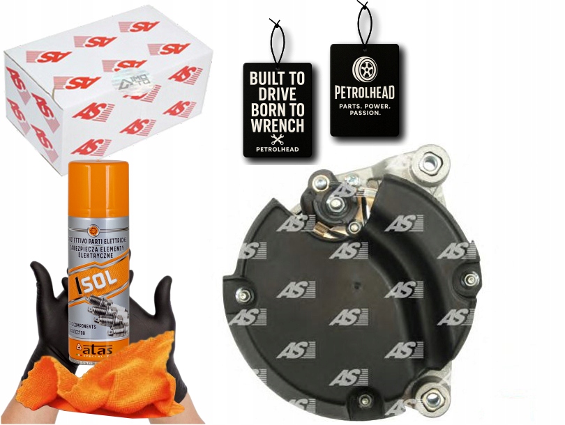 Alternátor Focus Transit 1.8TDDI 98-120A As-pl #Petrolhead Pro+ Kit4