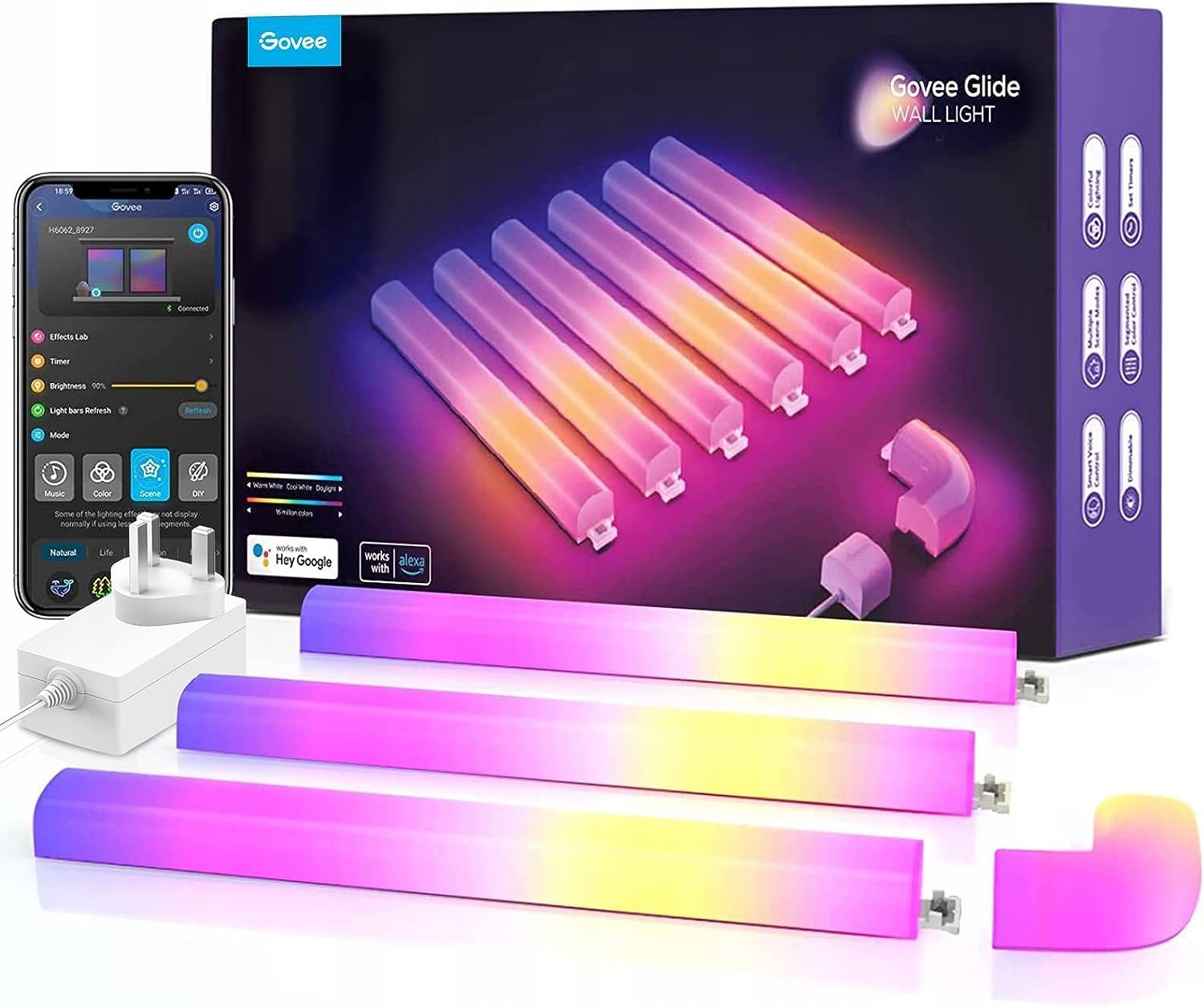 Govee Glide H6062 Inteligentní Led panel Rgbic 6+1