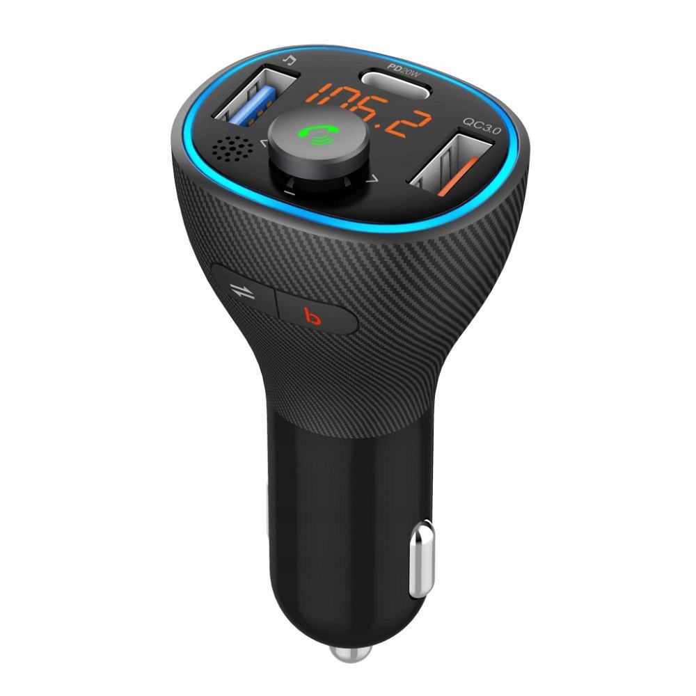 Art transmiter Fm bluetooth 5.0 Usb A QC3.0 Typ C (total 30W) FM-73