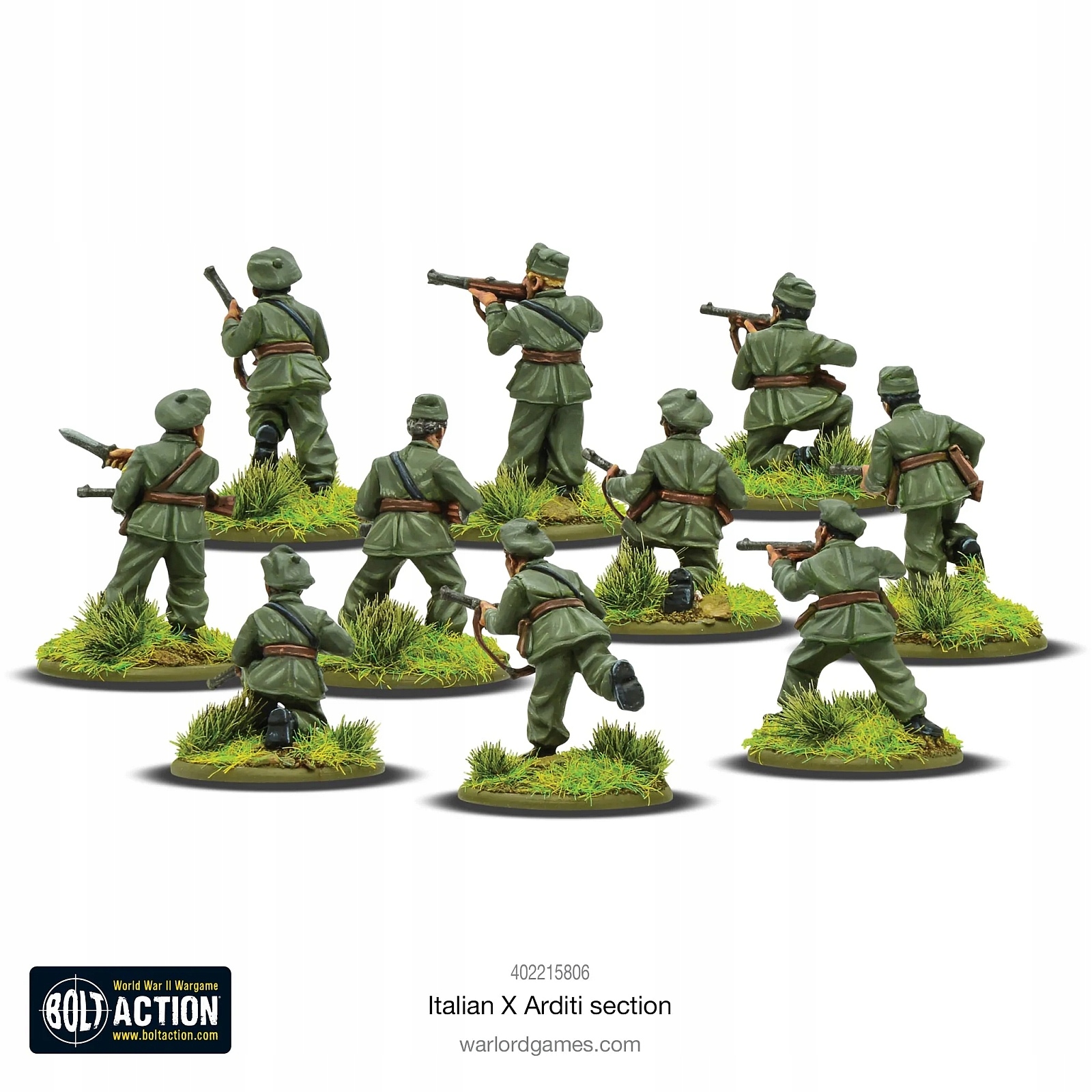 Bolt Action Italian X Arditi Section Rodzaj zestaw
