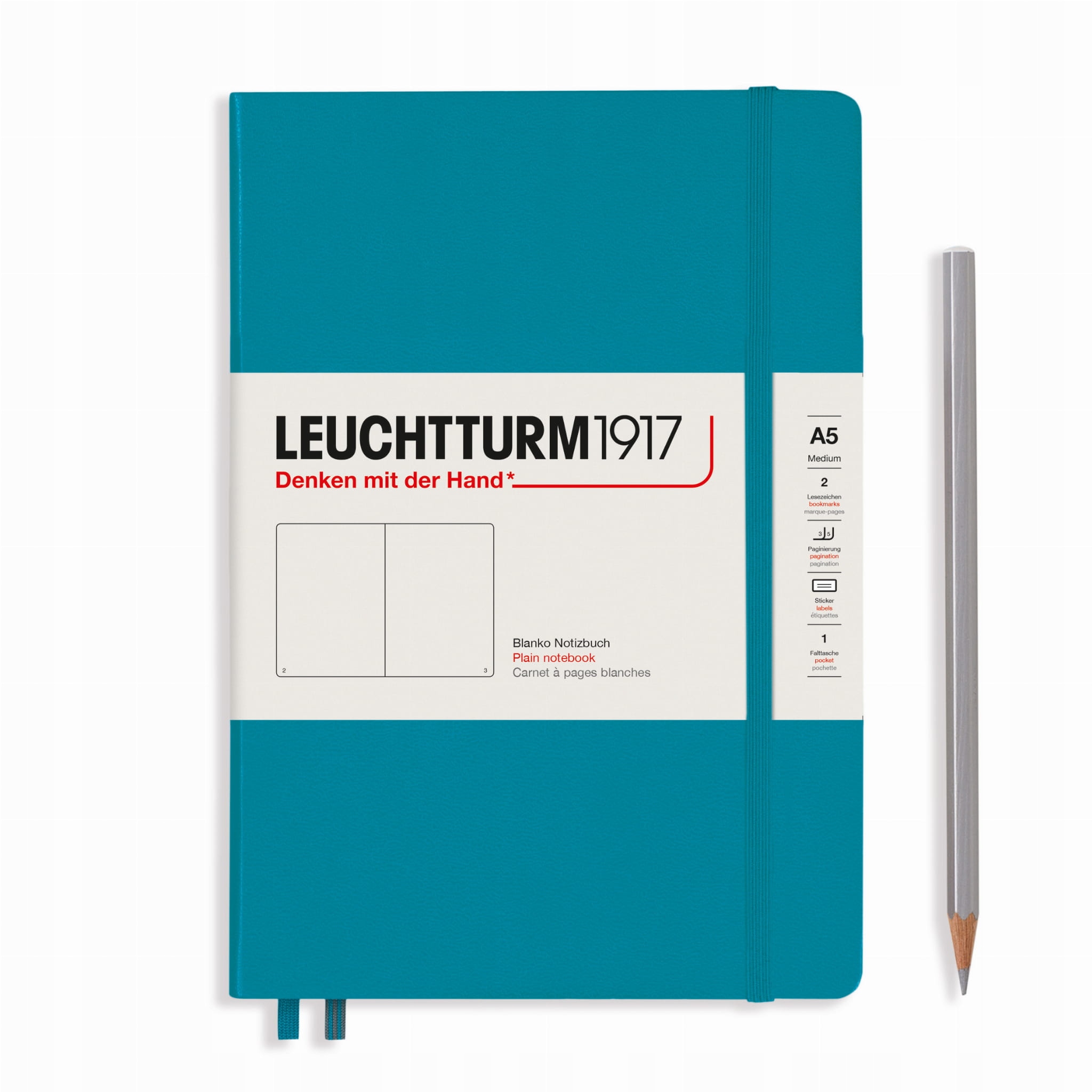 Notatnik Leuchtturm1917 Medium A5, Gładki, Ocean