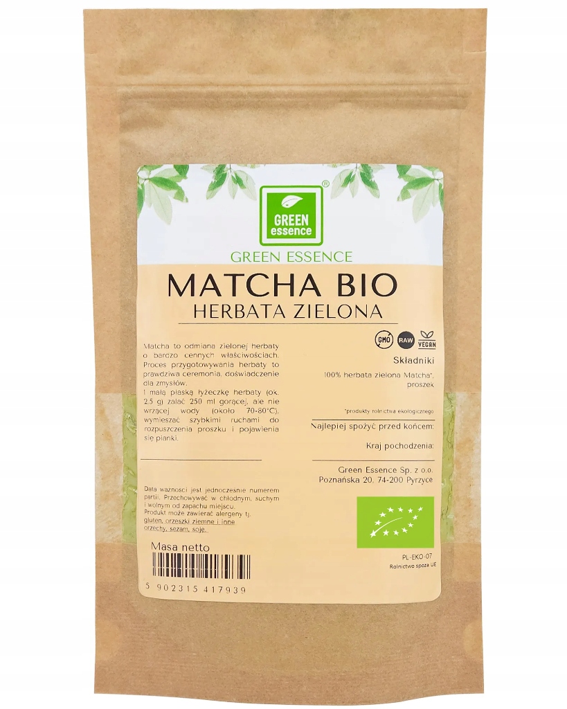 Matcha Bio čaj 100 g prášek