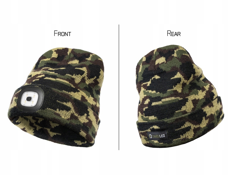 CZAPKA ZIMOWA DELPHIN CAMOULED Materiał dominujący akryl