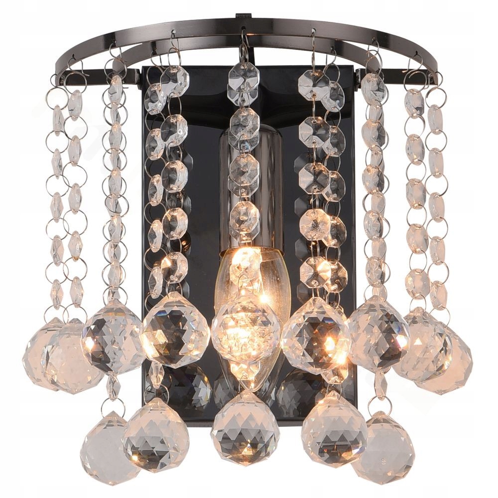 Lampa ścienna do sypialni po obu stronach łóżka London Crystal