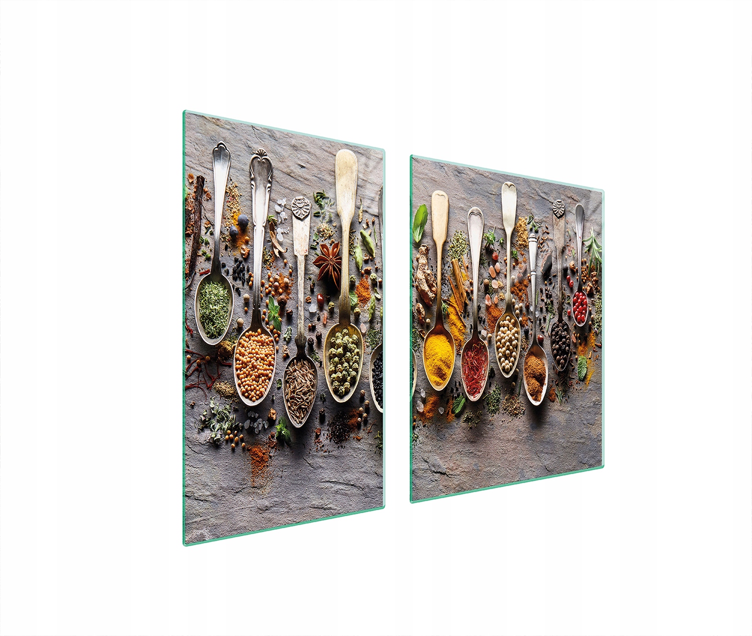 Skleněná Deska a Prkénko Na Krájení 100x52 Koření Tvrzené Sklo