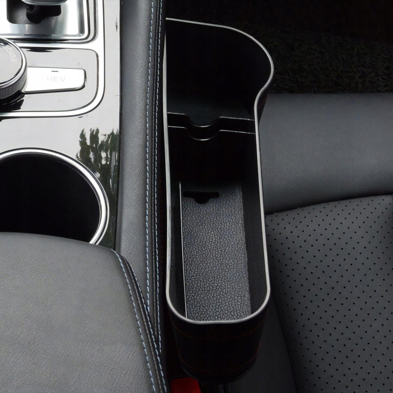 Schowek Organizer Samochodowy Między Fotel Prawy Pasażer Uchwyt Kubek Auto EAN (GTIN) 5905370222869