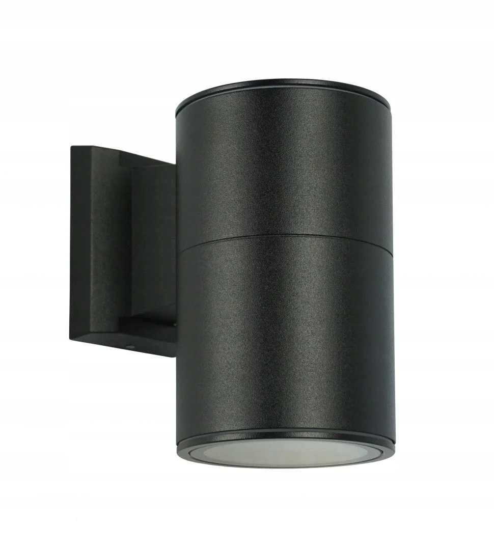 Venkovní nástěnné zahradní svítidlo černé, horní nebo spodní 19 cm, IP54 Su-ma