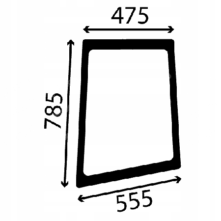 sklo Volvo dveře horní levé VOE11064040