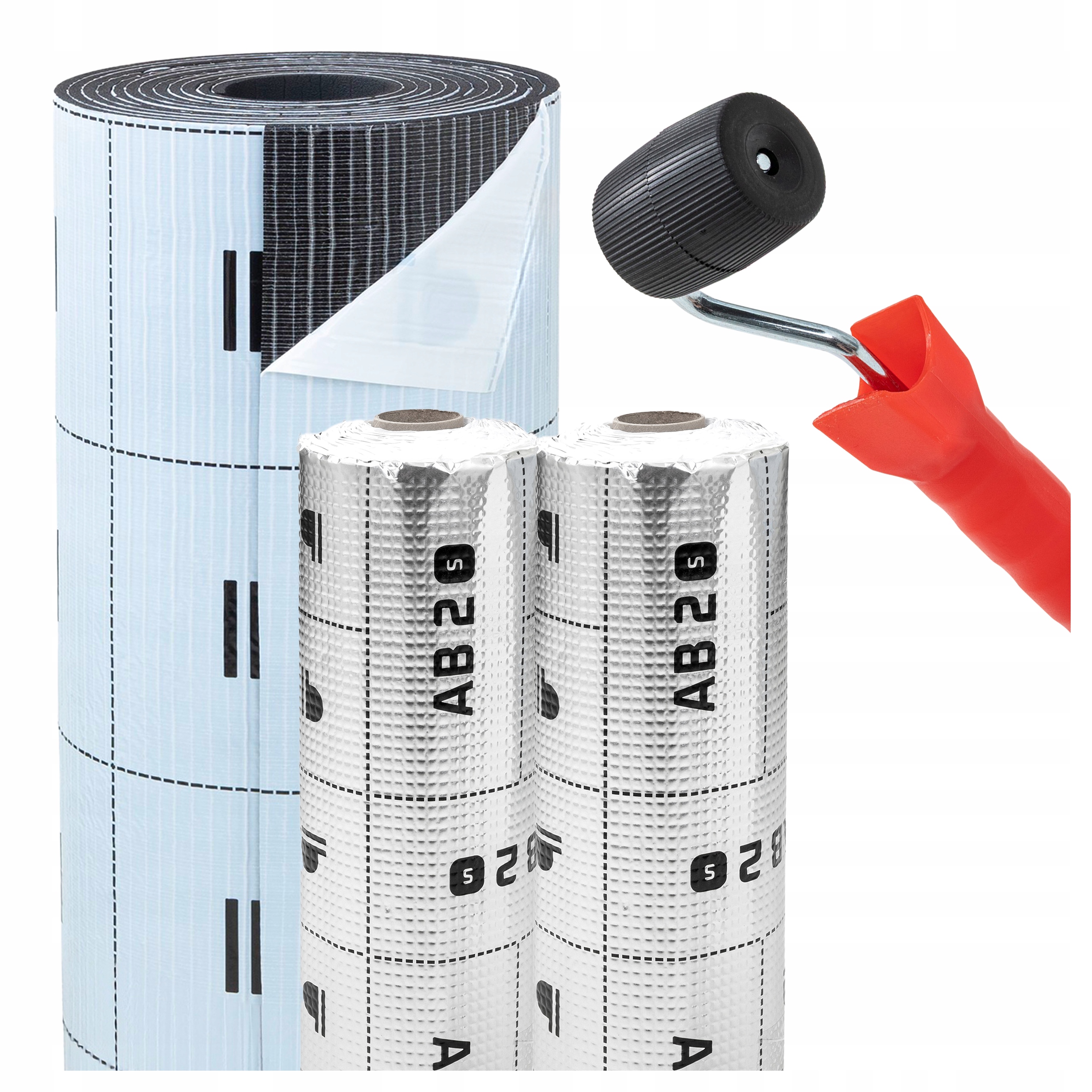 Sada rohoží pro tlumení nárazů podlahy v osobním automobilu, butyl a pěna 5 m2