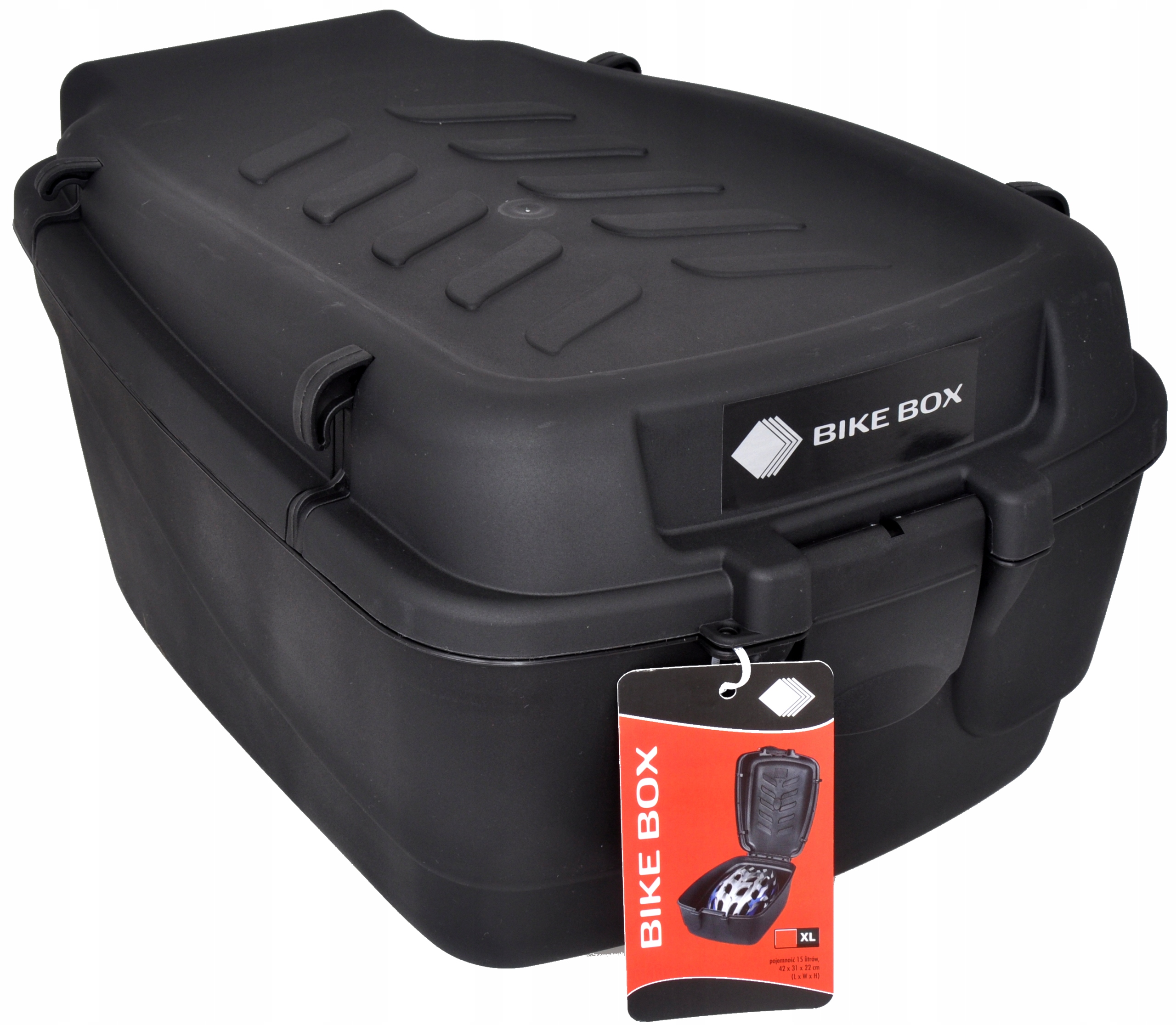 DUŻY BAGAŻNIK NA ROWER KUFER ROWEROWY PL + GRATIS LINA