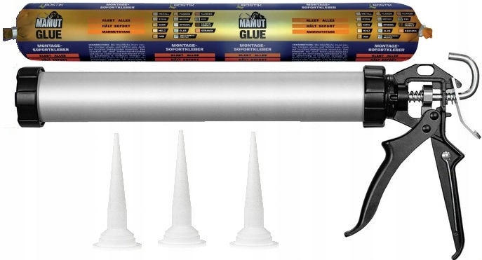 Univerzální lepidlo Bostik Mamut Glue XL 600 ml tubový odšťavňovač 3 hroty