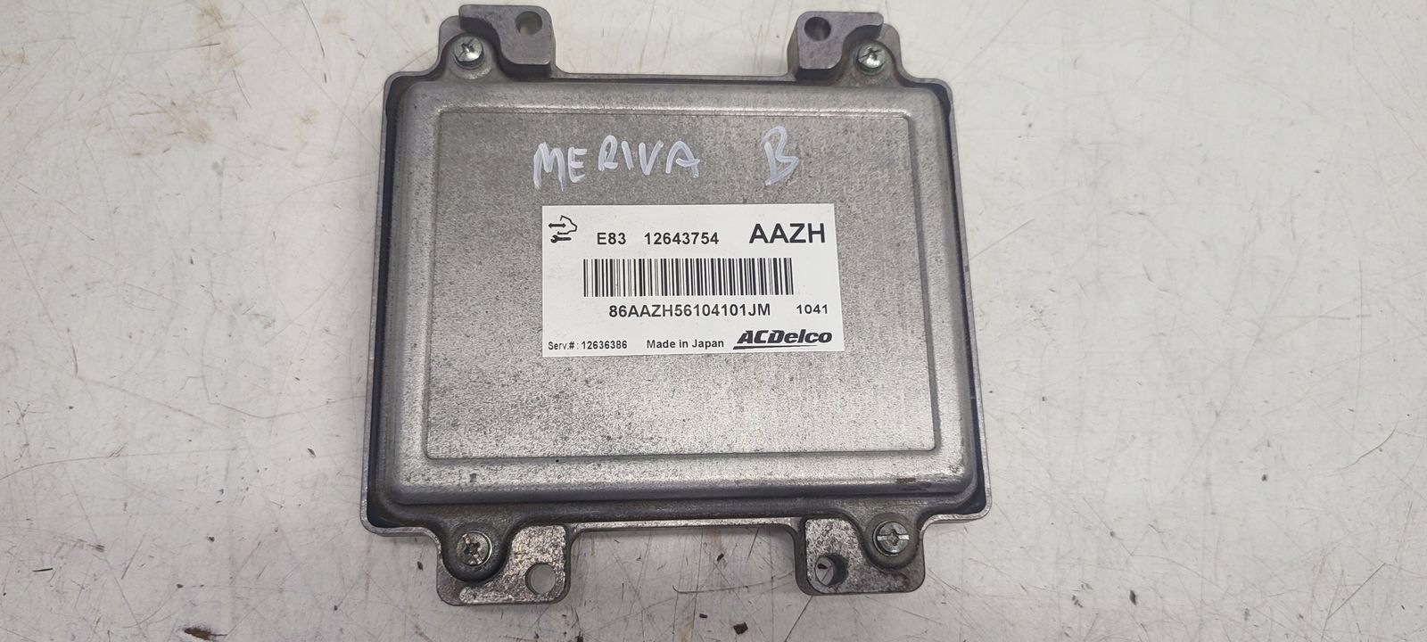 Centralina computer Motore Opel Meriva B 1,4TB 16V