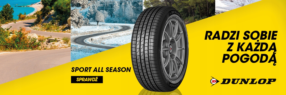 2x OPONY CAŁOROCZNE 225/45R17 Dunlop SPORT A/S Średnica 17