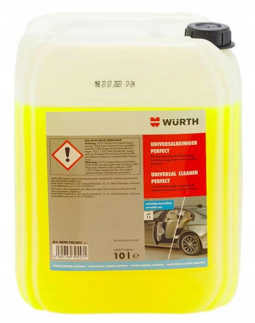 Wurth Univerzálny Čistiaci Prípravok Perfect 10 L 0890700003
