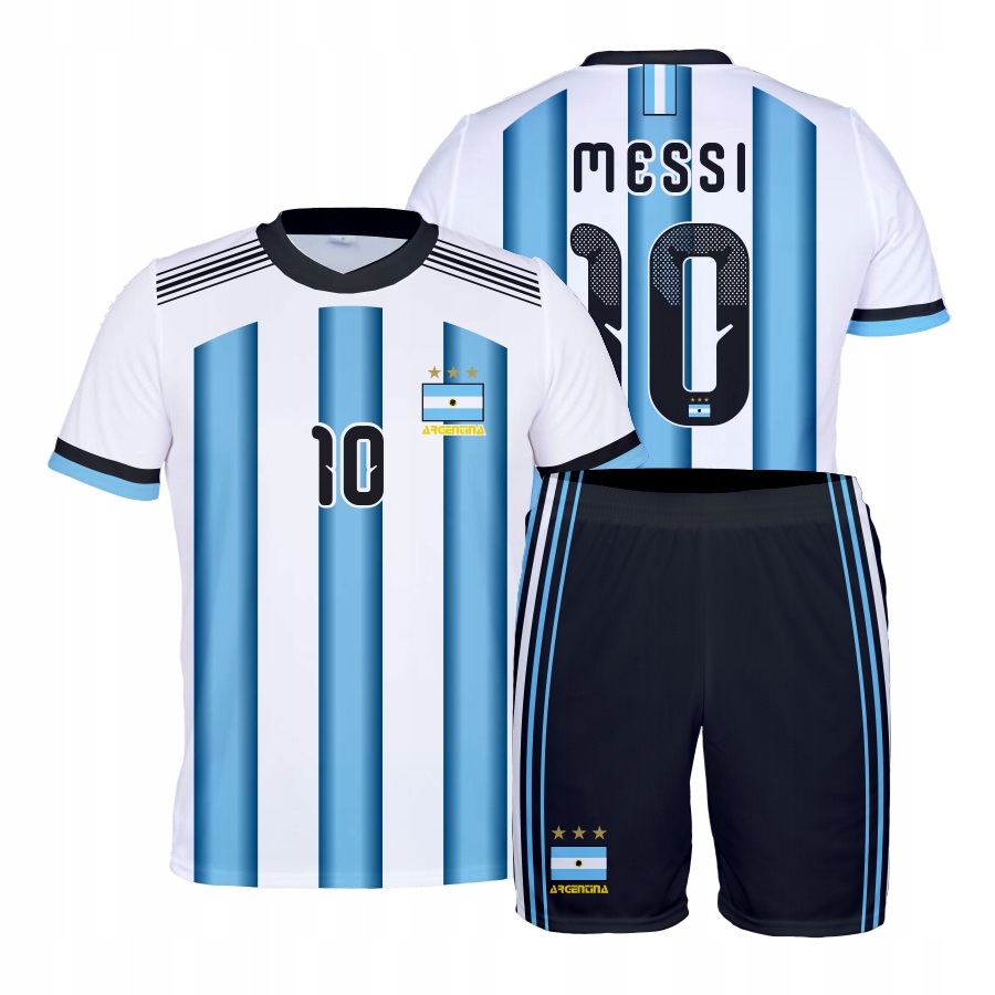 Messi Argentyna 2026/27 komplet koszulka spodenki rozmiar M-164