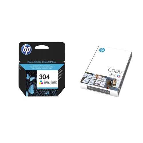 Tusz Hp 304 Kolor N9K05AE Papier ksero Hp Copy