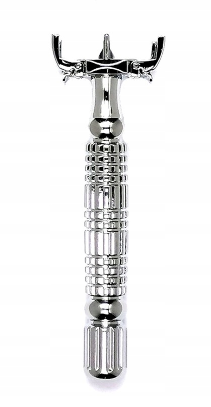 ZESTAW DO GOLENIA PĘDZEL DO GOLENIA Z BORSUKA MASZYNKA NA ŻYLETKI STOJAK Stan opakowania oryginalne