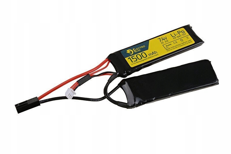 Akumulator LiPo 7,4V 1500mAh 20/40C 2 modułowy