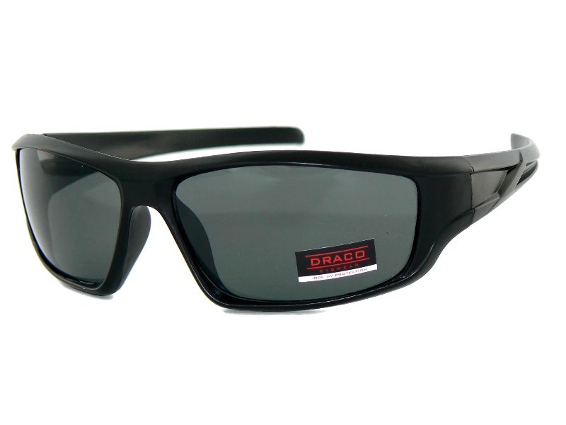 

Okulary Męskie czarne Słoneczne UV400 Draco Matowe