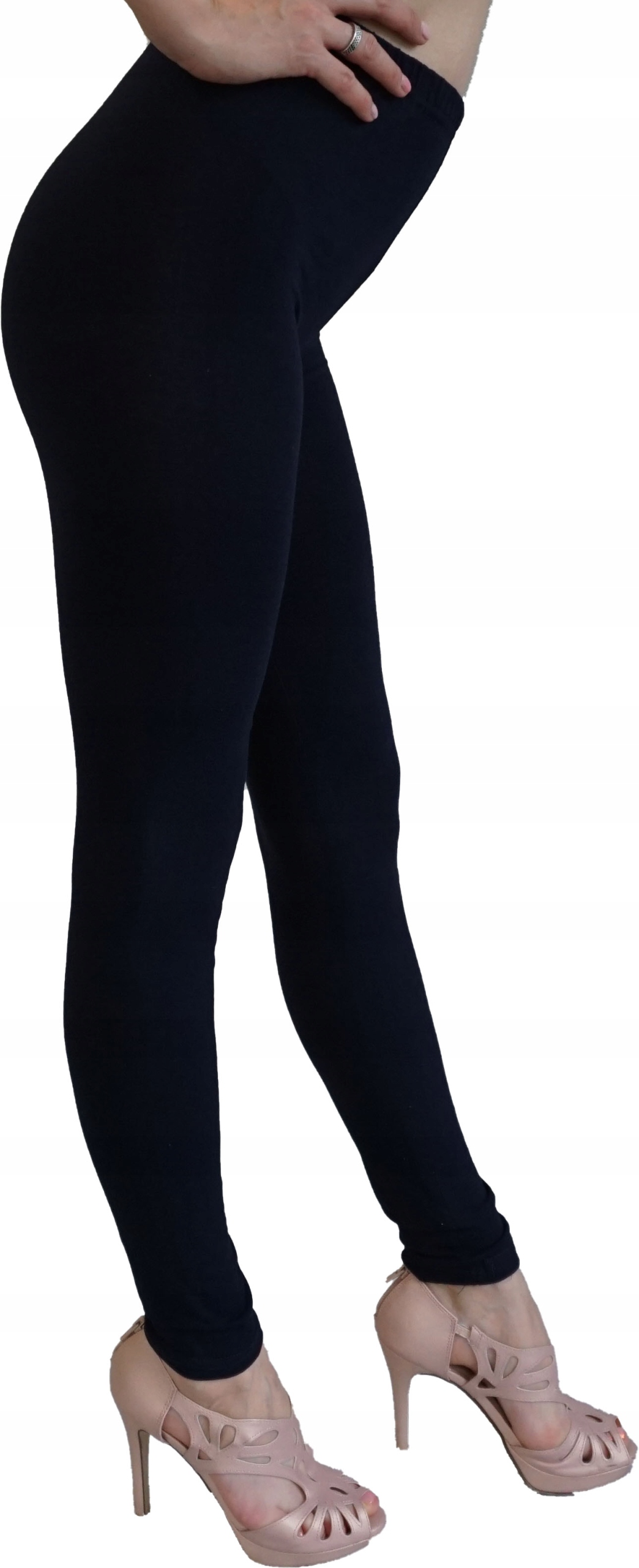 

Legginsy getry damskie bawełna długie wysoki S