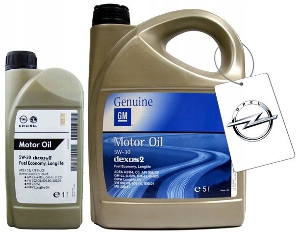 

Opel Gm 5W30 DEXOS2 Api Sn/cf, Acea C3 6L