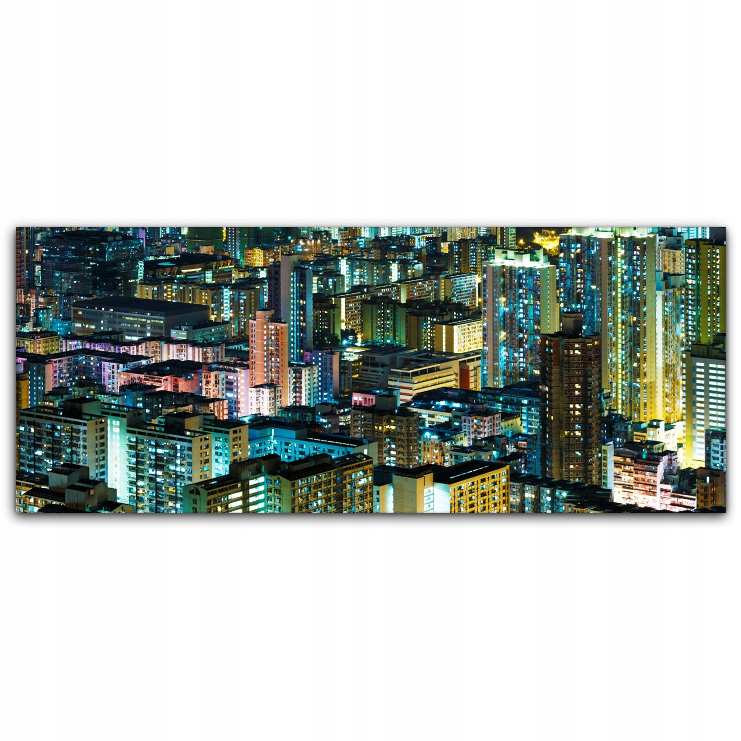

Obraz canvas na ścianę 125x50 Hong Kong Miasto Noc