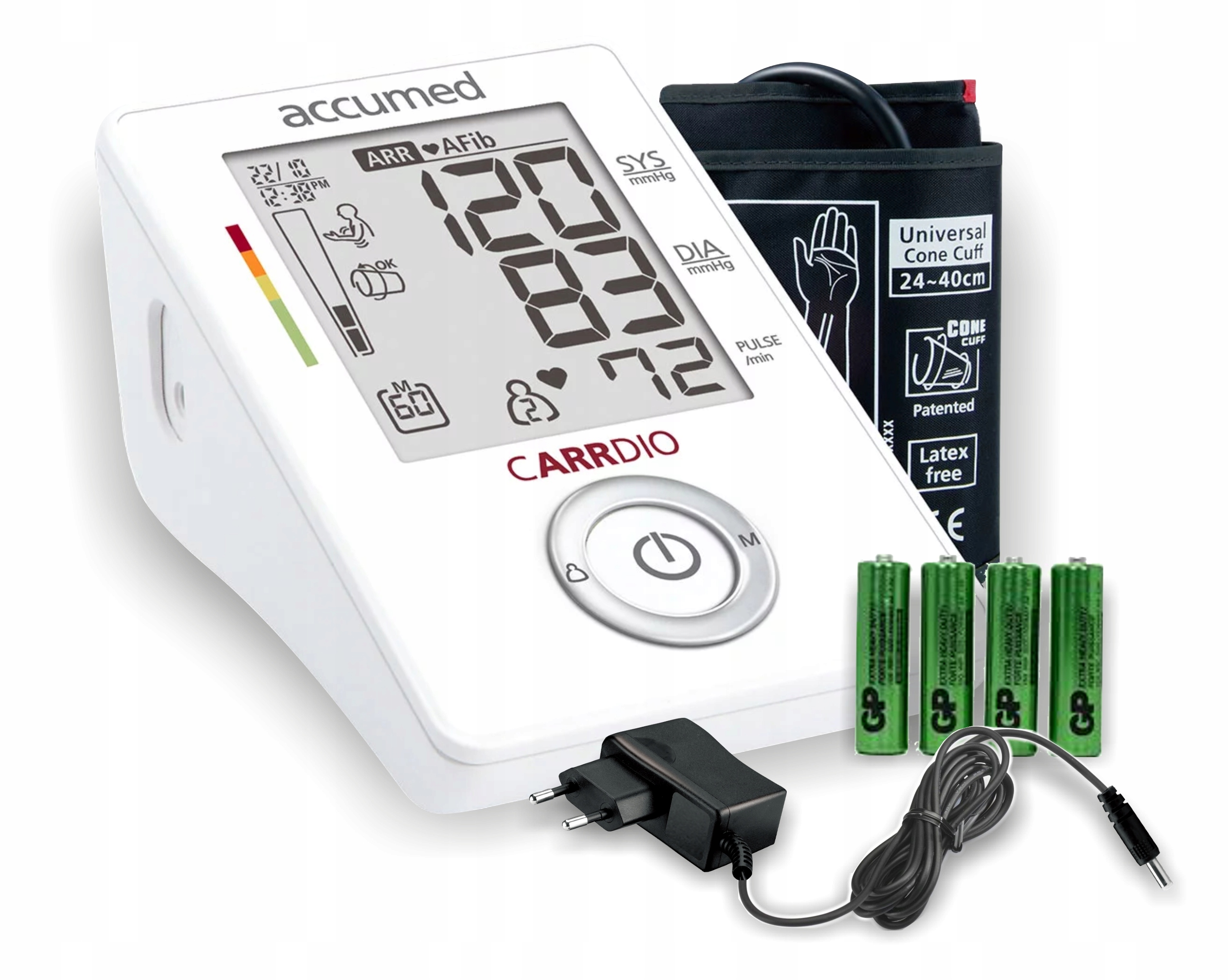 CARRDIO CIŚNIENIOMIERZ NARAMIENNY ARYTMIA ZASILACZ Marka Rossmax