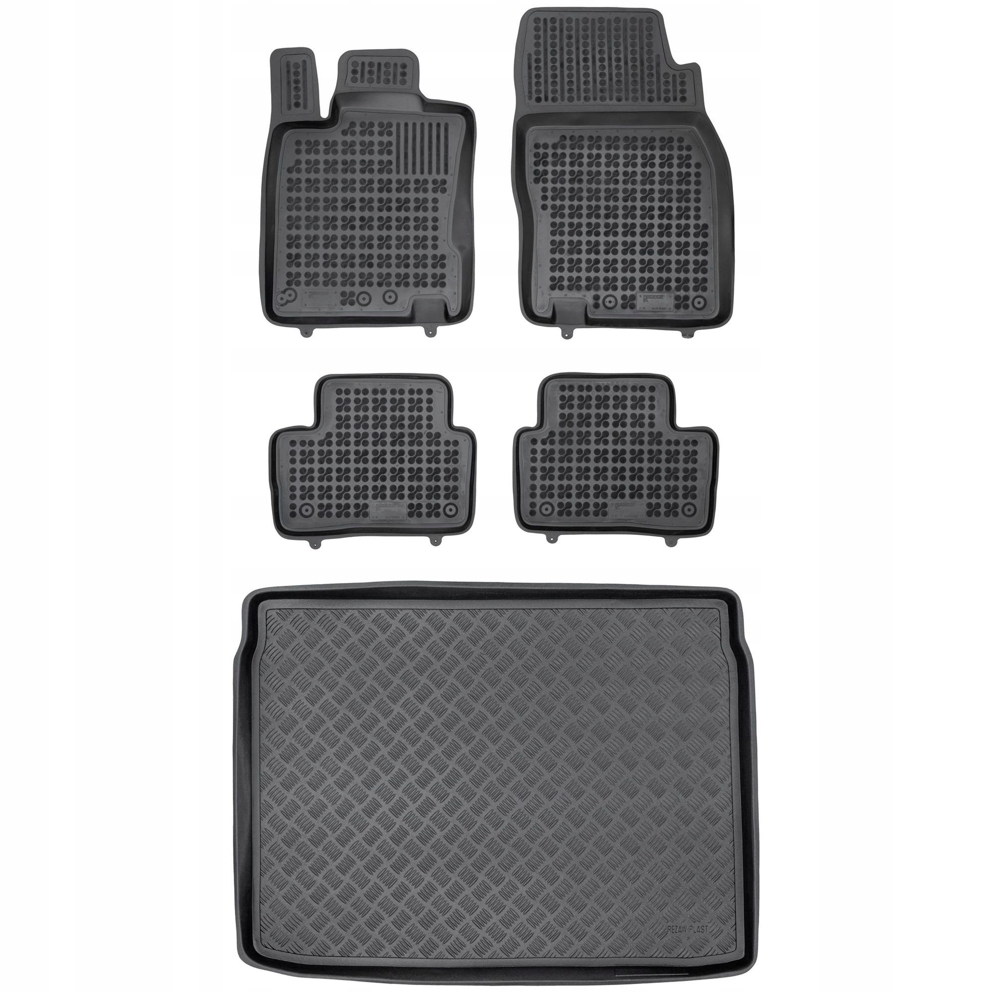 Sada kobercov a rohoží Renault Kadjar 2015-2022, horná podlaha batožinového priestoru