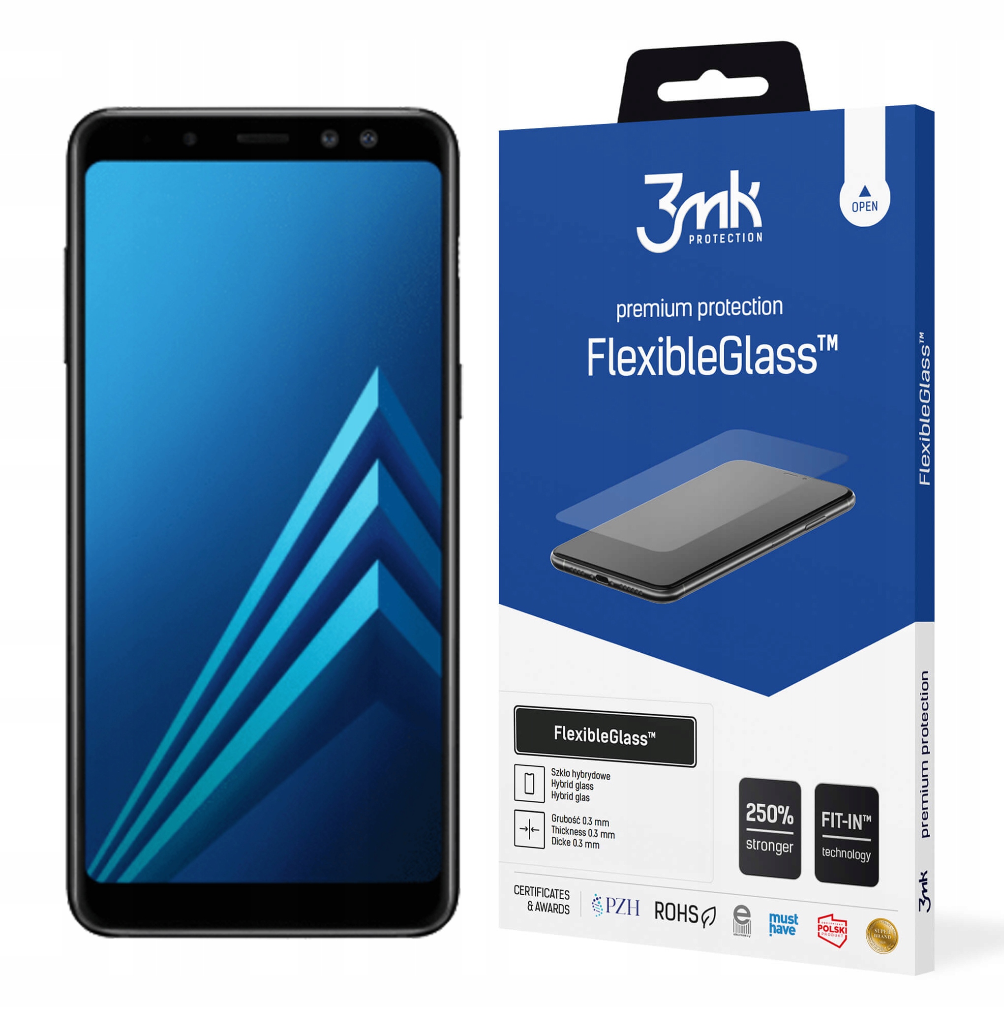

3MK Szkło FlexibleGlass do Samsung A8 2018